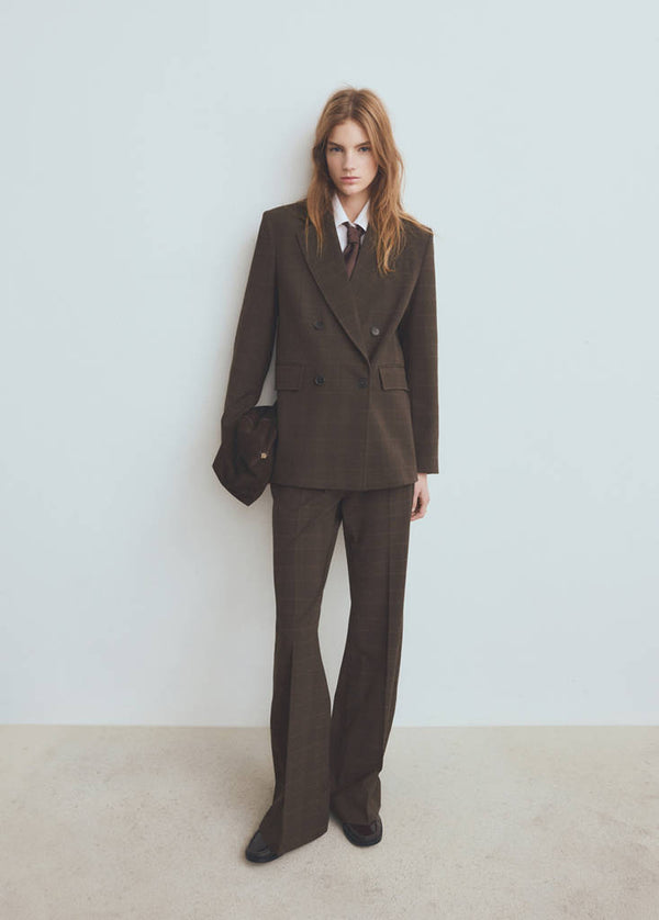 Pantaloni da completo a quadri