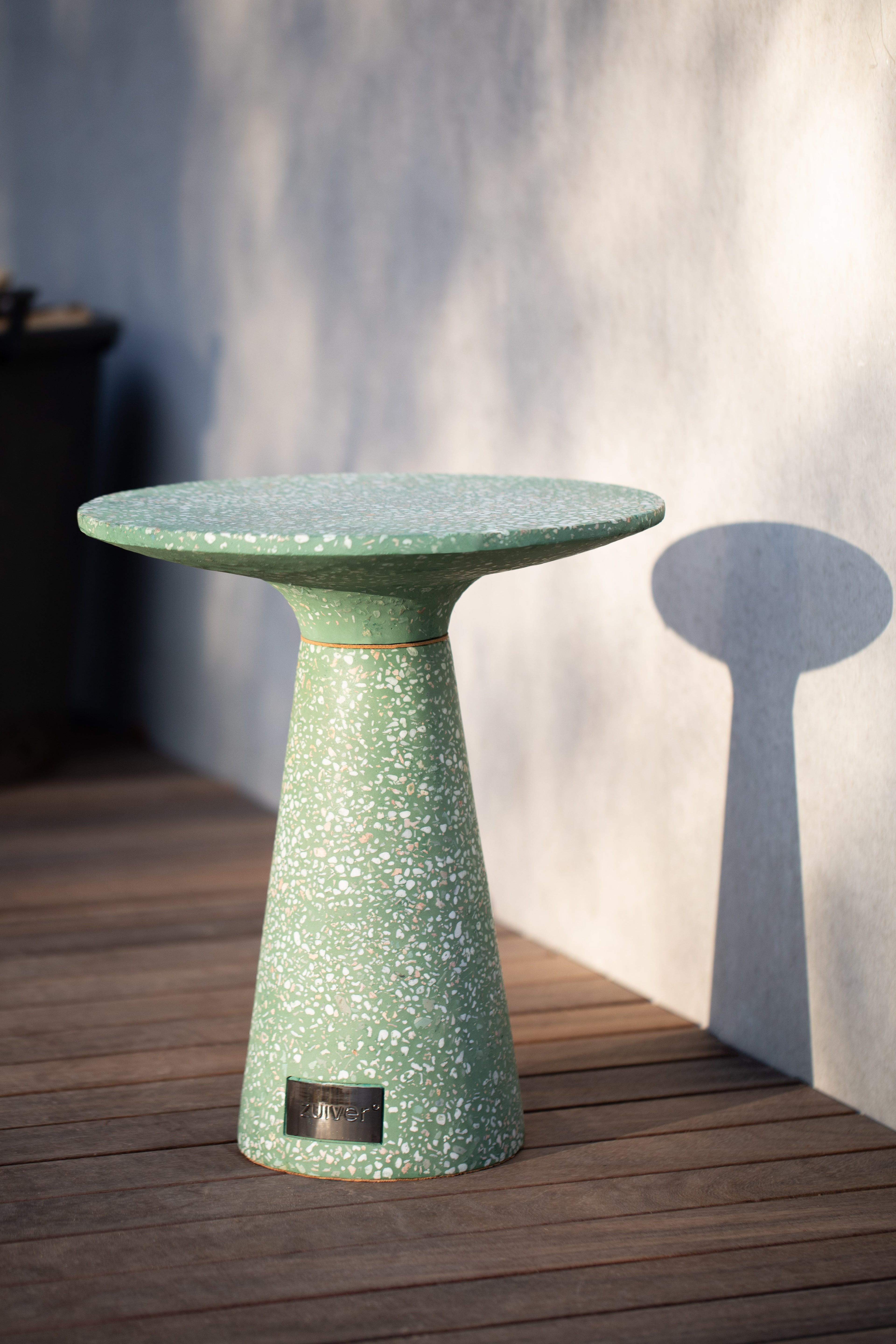 Victoria - Table D'Appoint - Terrazzo - Vert