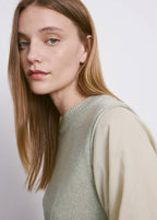 Pull-Over Maille Combinée