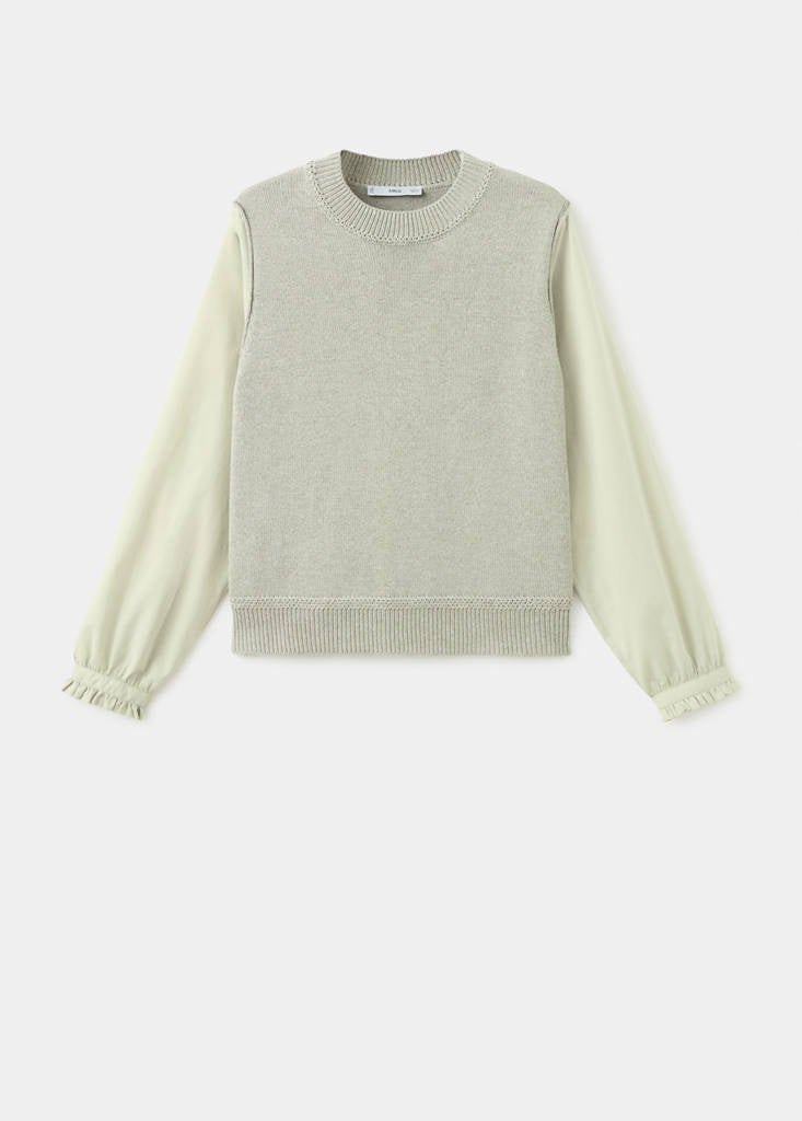 Pull-Over Maille Combinée