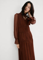 Robe Plissée Gaze