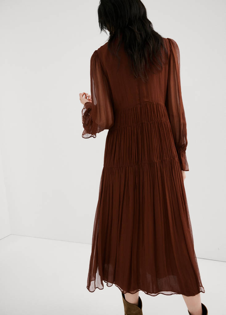Robe Plissée Gaze
