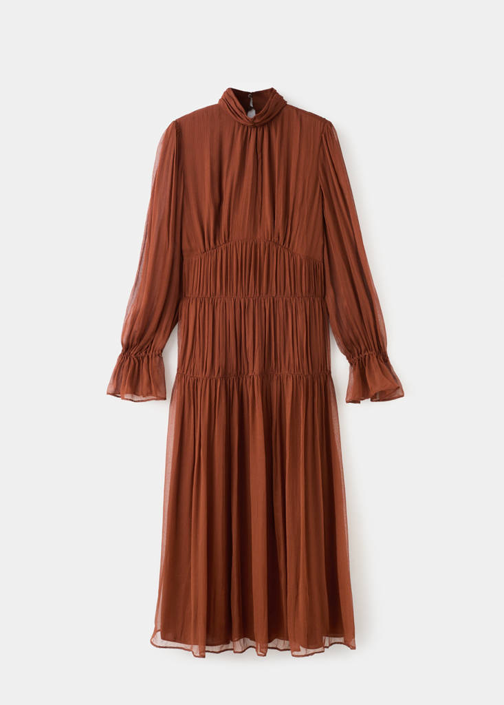 Robe Plissée Gaze