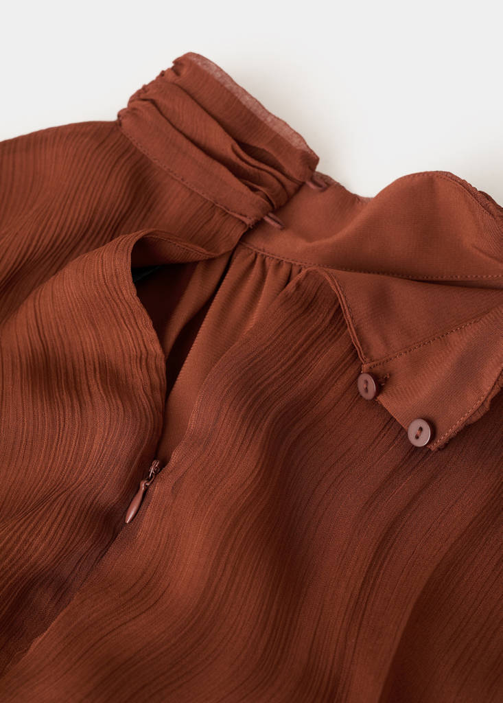 Robe Plissée Gaze