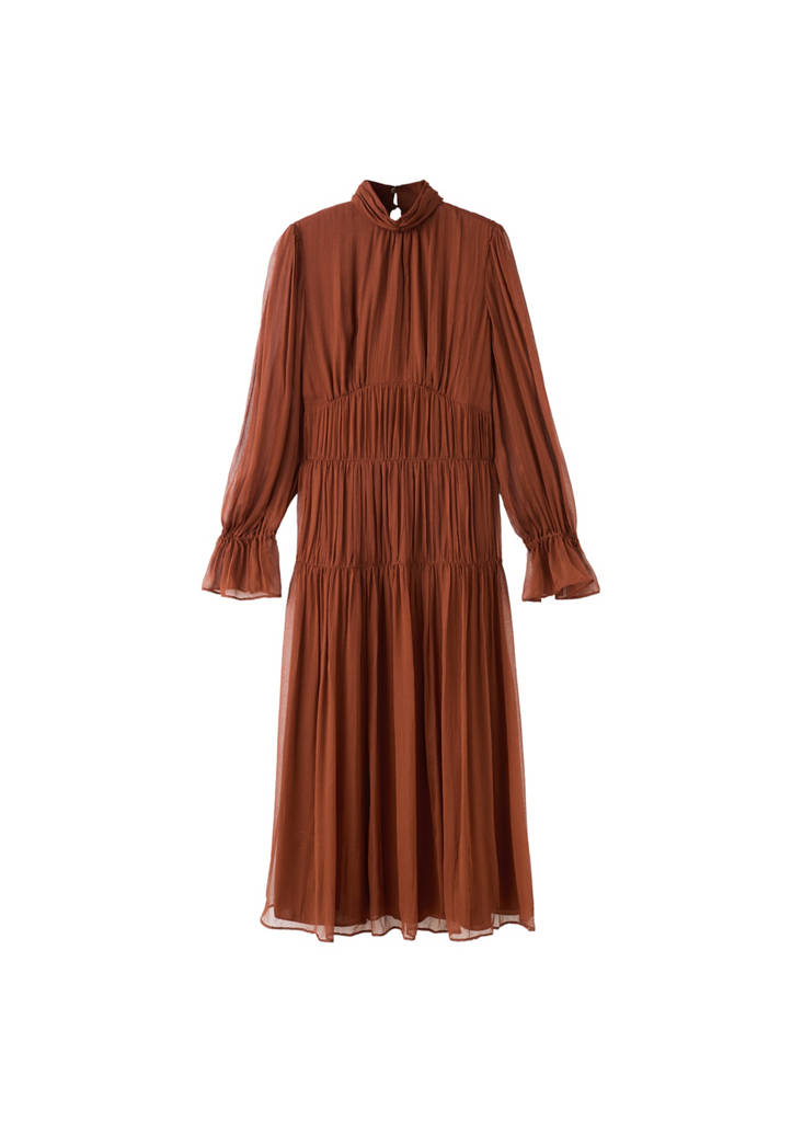 Robe Plissée Gaze
