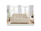 Convertible Straight Sofa Express Opening - Augustin - Bouclé Fabric - 140X200
