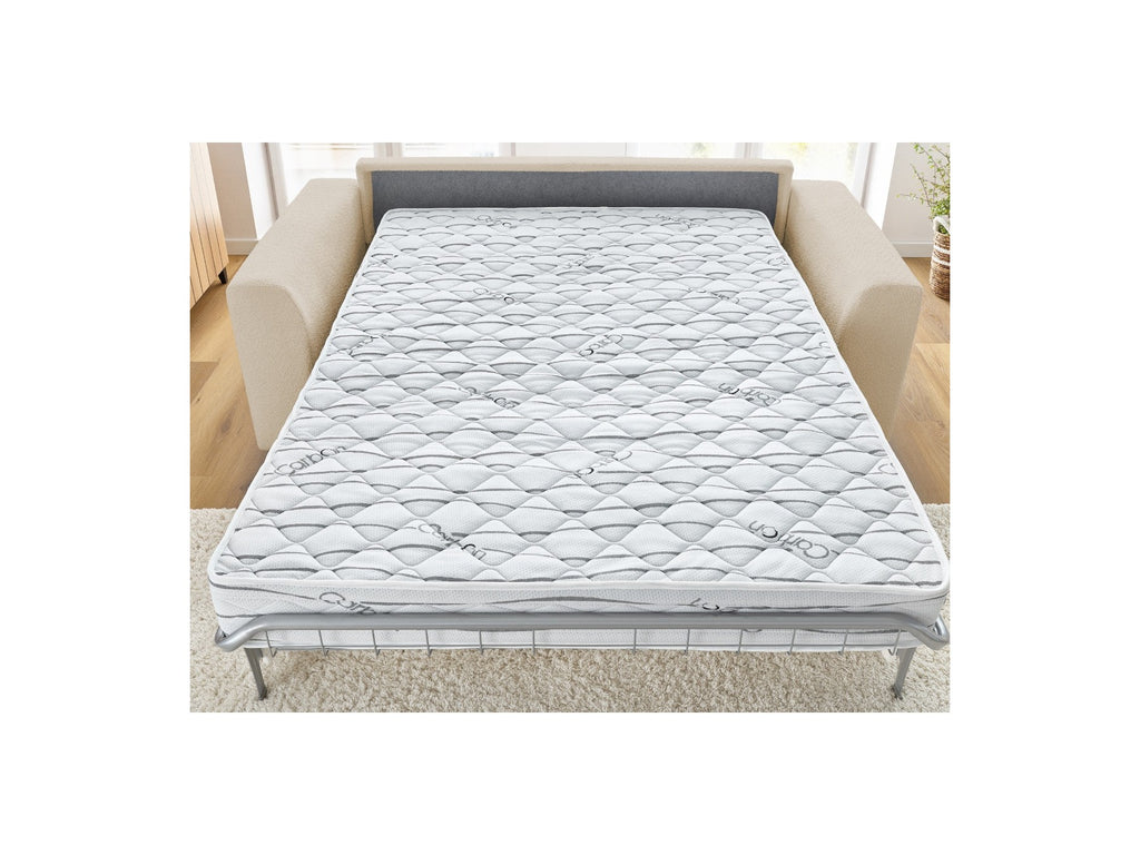Convertible Straight Sofa Express Opening - Augustin - Bouclé Fabric - 140X200