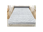 Straight Convertible Sofa with Express Opening - Augustin - Bouclé Fabric - 160X200