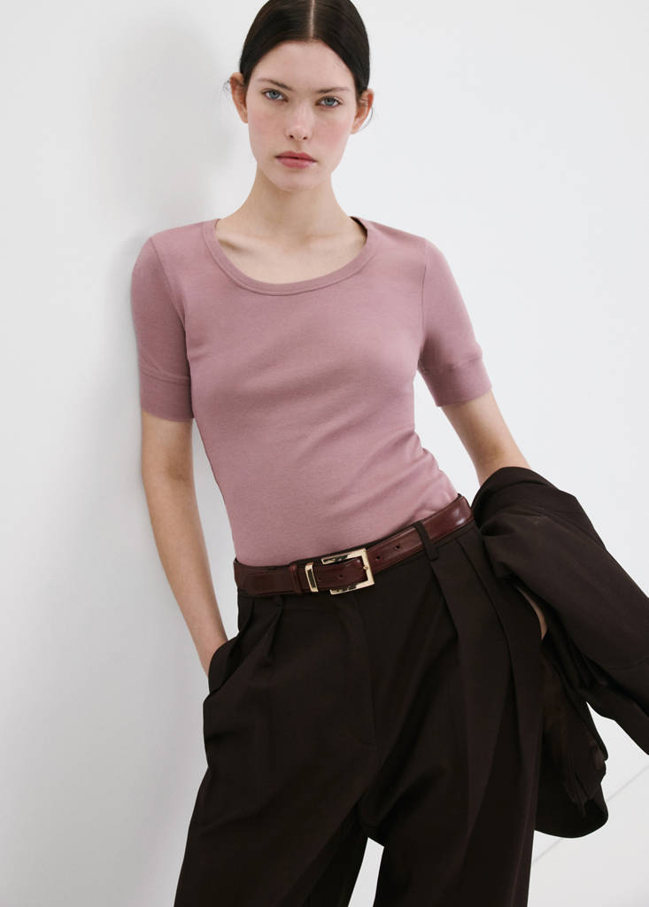 T-Shirt Manches Courtes Cintré