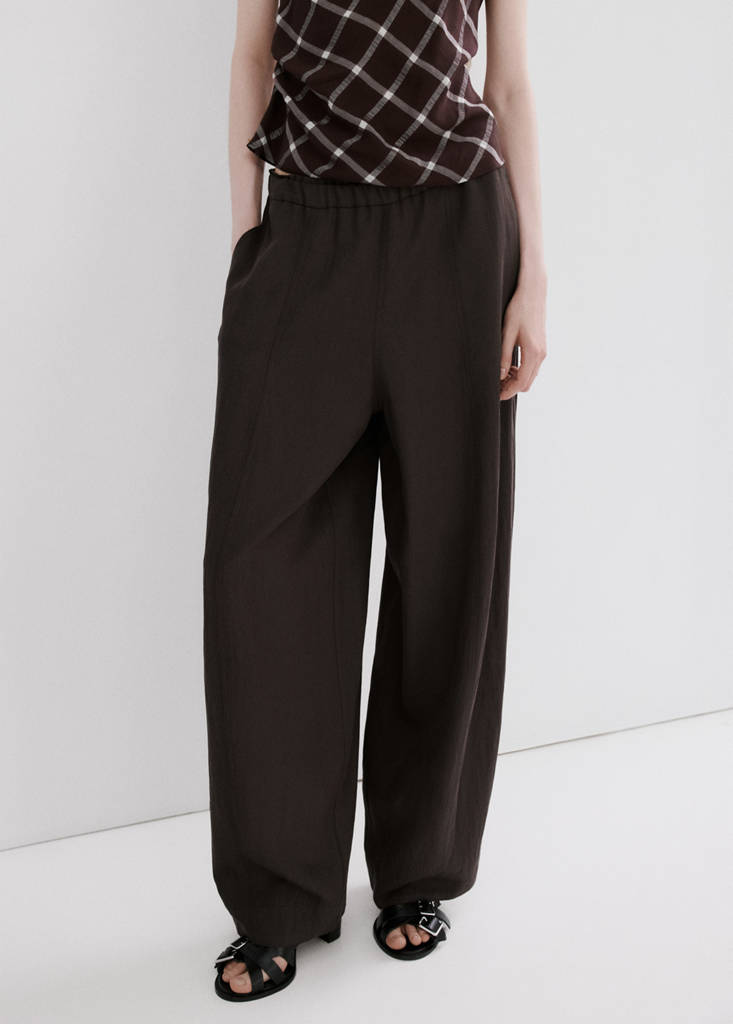 Pantalon Lyocell Taille Normale
