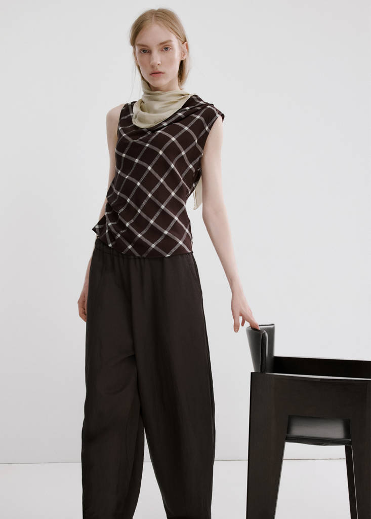 Pantalon Lyocell Taille Normale