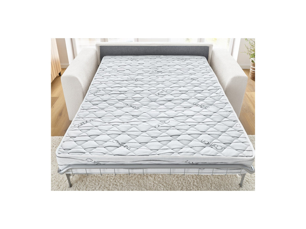 Convertible Straight Sofa Express Opening - Augustin - Bouclé Fabric - 140X200