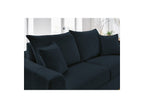 Straight Convertible Sofa with Express Opening - Augustin - Bouclé Fabric - 160X200