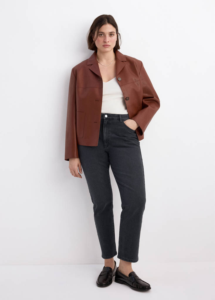 Jean Claudia Slim Crop