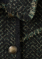 Veste Tweed Col À Revers