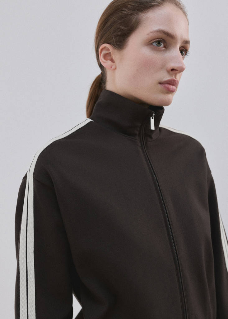 Sweat-Shirt Rayé Constrasté