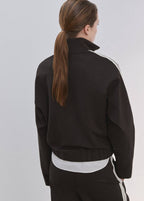 Sweat-Shirt Rayé Constrasté