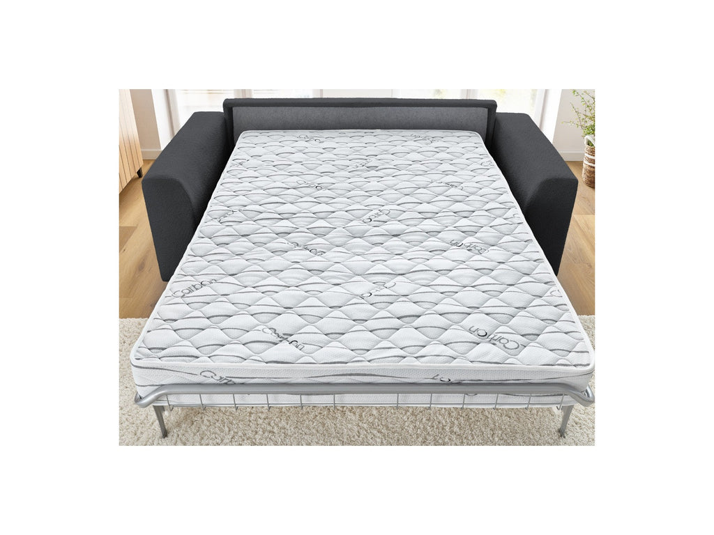 Convertible Straight Sofa Express Opening - Augustin - Bouclé Fabric - 140X200
