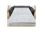 Convertible Straight Sofa Express Opening - Augustin - Bouclé Fabric - 140X200