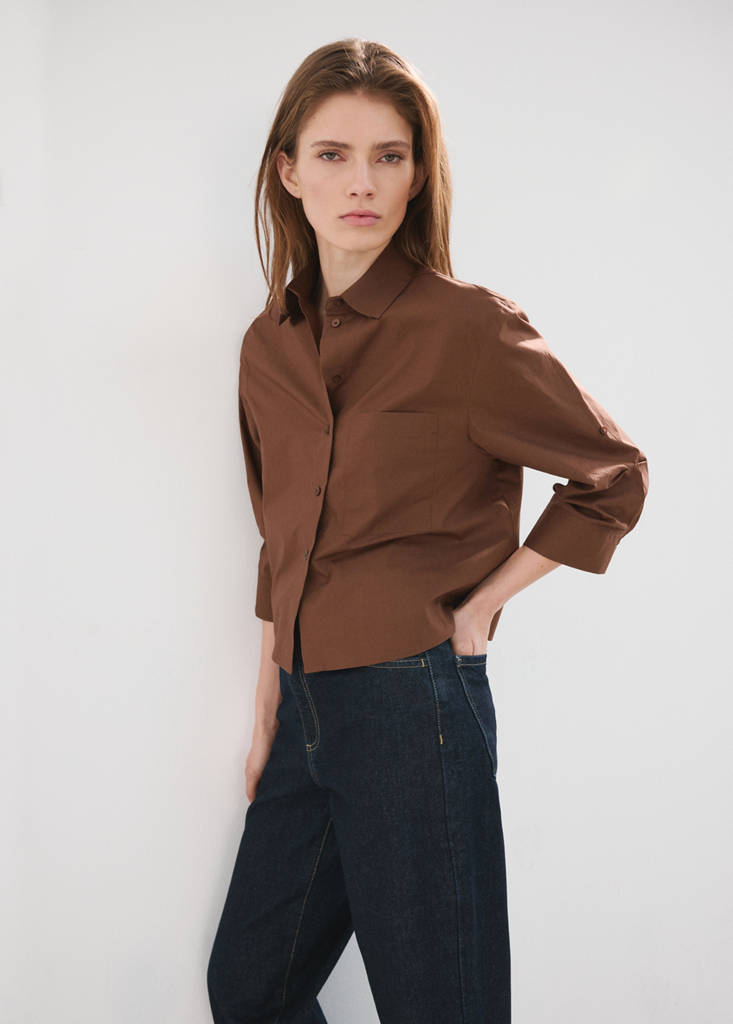 Chemise Coton À Poche
