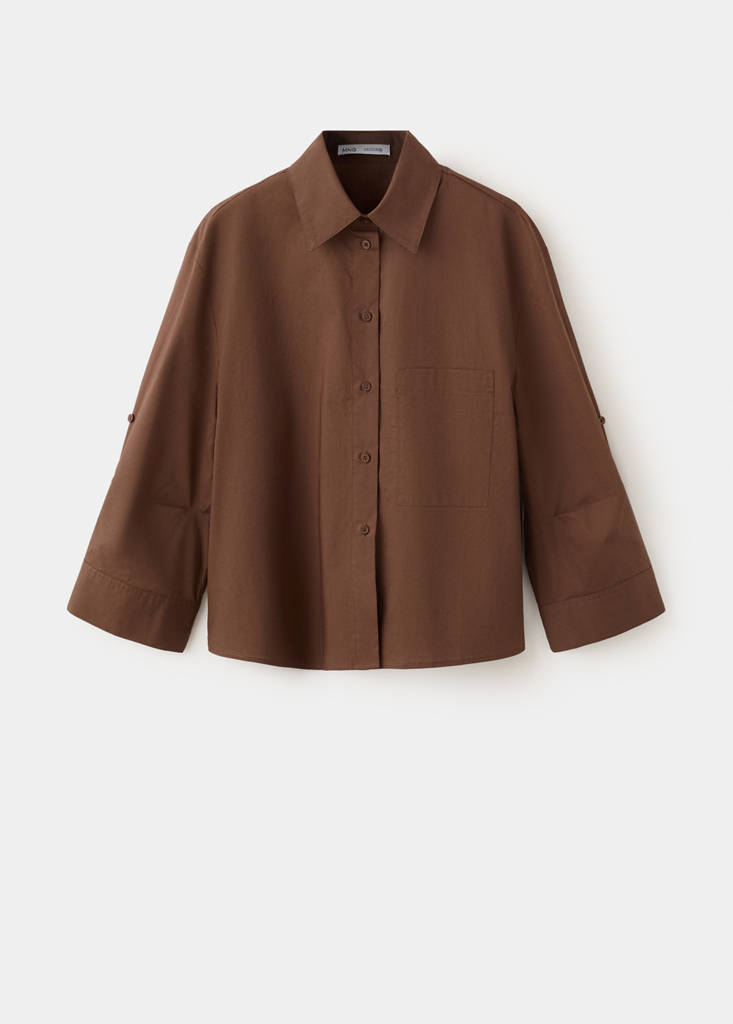 Chemise Coton À Poche