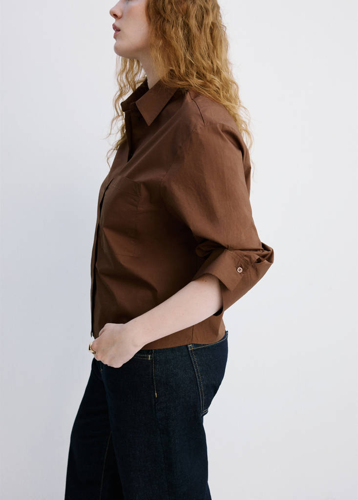 Chemise Coton À Poche