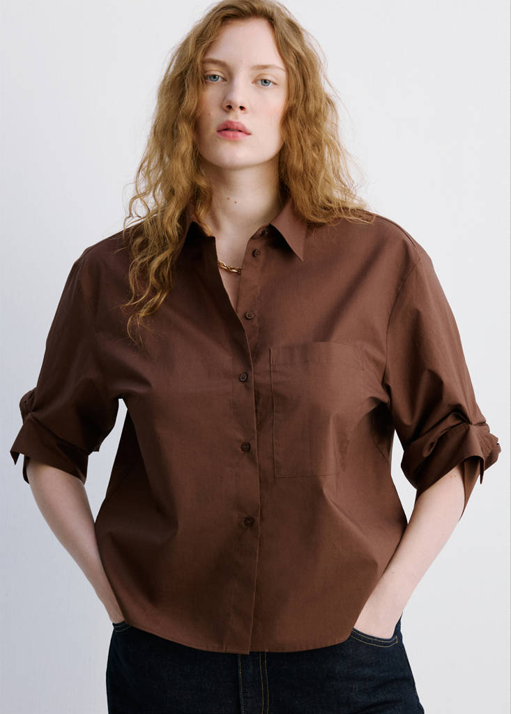 Chemise Coton À Poche