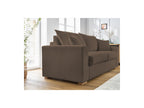 Straight Convertible Sofa with Express Opening - Augustin - Bouclé Fabric - 160X200