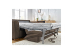 Straight Convertible Sofa with Express Opening - Augustin - Bouclé Fabric - 160X200