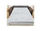 Straight Convertible Sofa with Express Opening - Augustin - Bouclé Fabric - 160X200