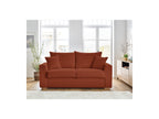 Convertible Straight Sofa Express Opening - Augustin - Bouclé Fabric - 140X200