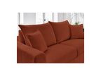 Convertible Straight Sofa Express Opening - Augustin - Bouclé Fabric - 140X200