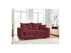 Straight Convertible Sofa with Express Opening - Augustin - Bouclé Fabric - 160X200