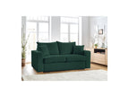 Straight Convertible Sofa with Express Opening - Augustin - Bouclé Fabric - 160X200