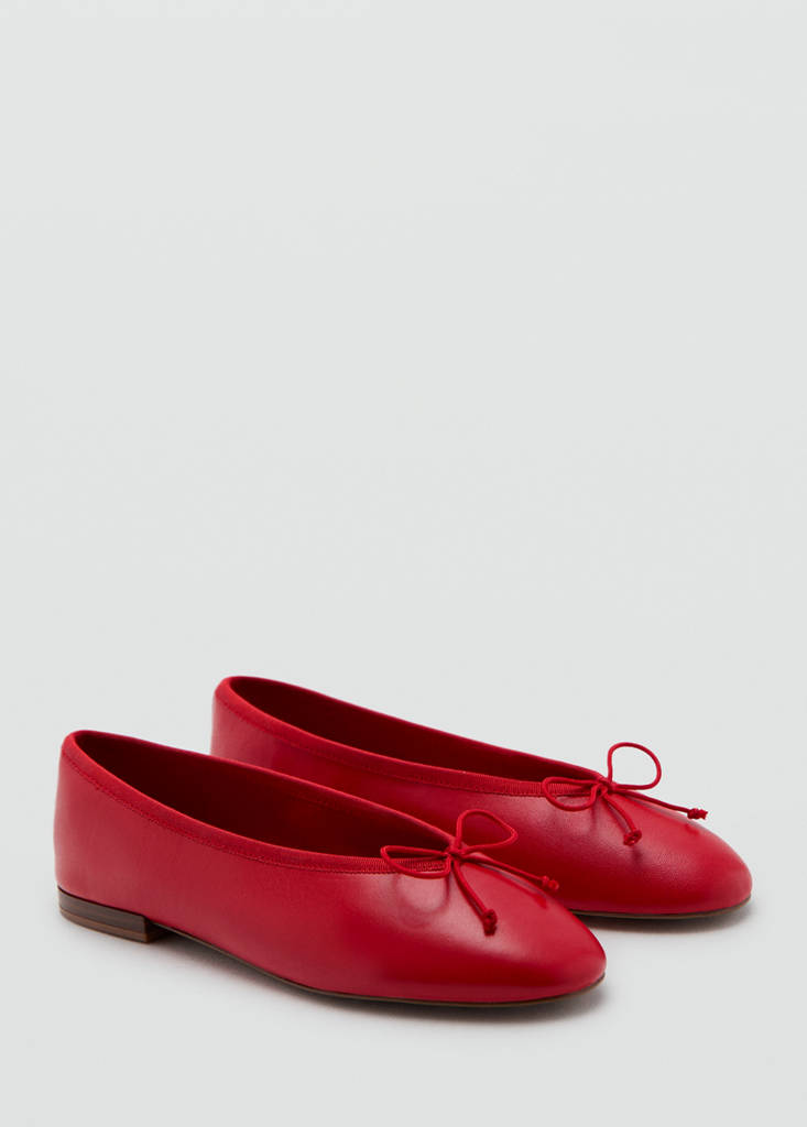 Ballerines Cuir Nœud