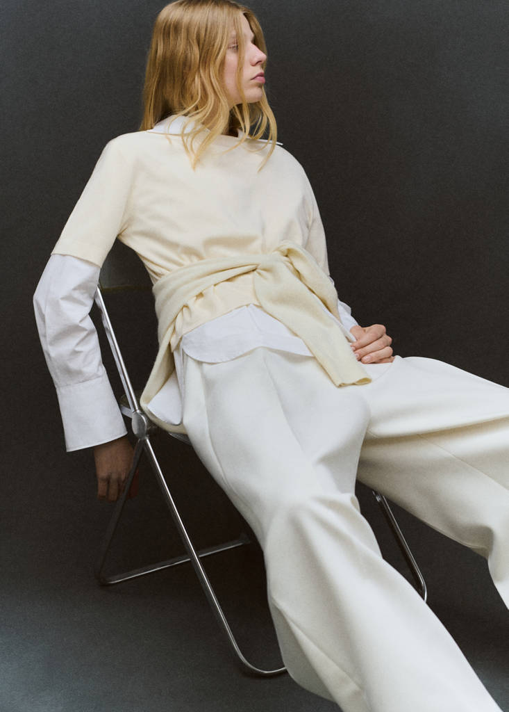 Pull-Over Laine Manches Courtes