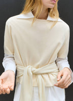 Pull-Over Laine Manches Courtes