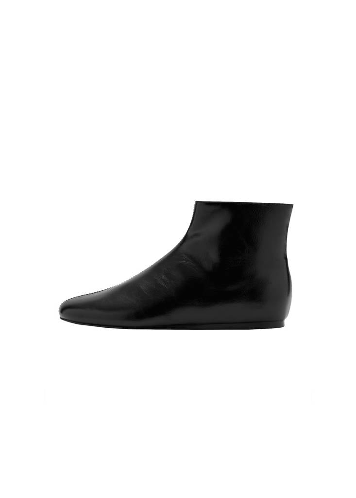 Bottines Plates Avec Zip