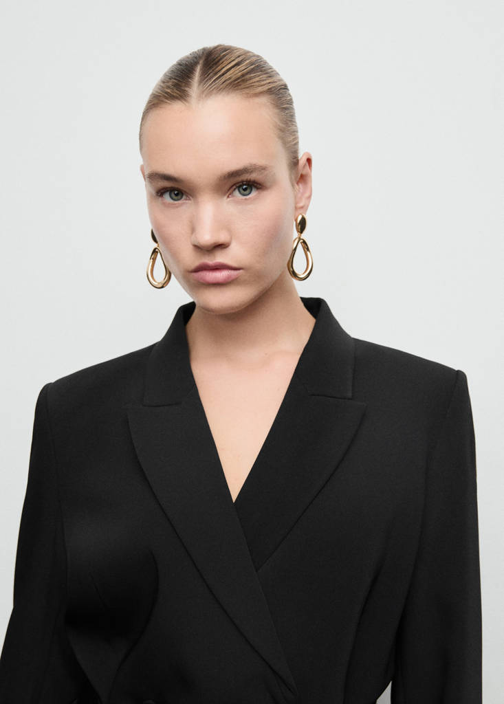 Robe Style Blazer À Double Boutonnage