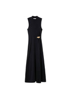 Robe Maille Col Montant Broche