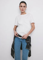 Jean De Grossesse Flare Crop