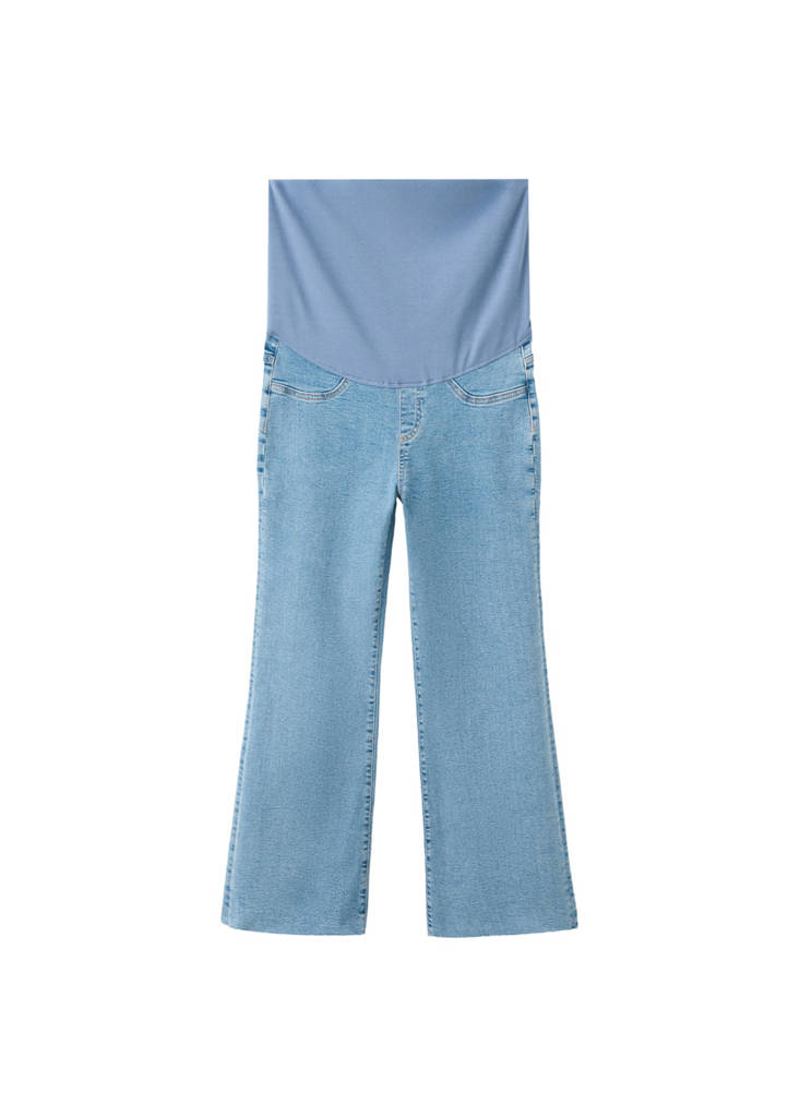 Jean De Grossesse Flare Crop