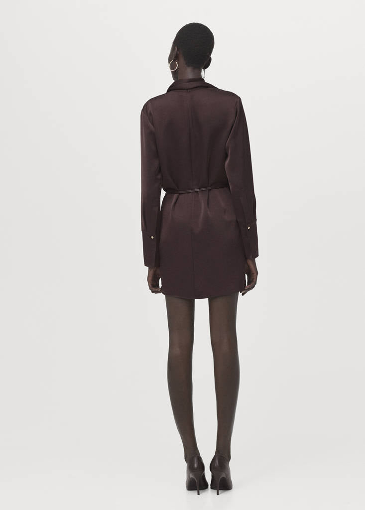 Robe Satinée Foulard