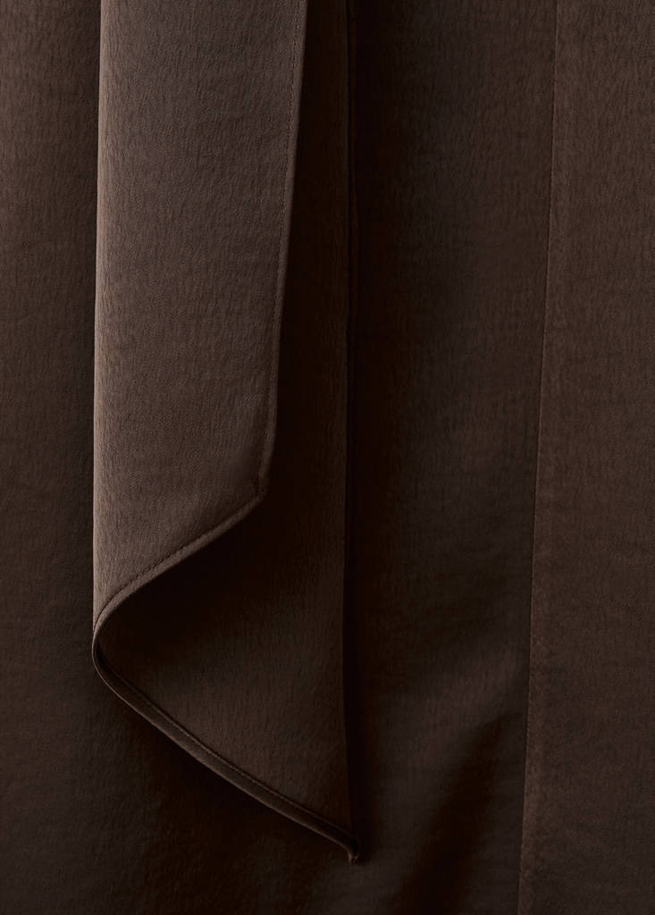 Robe Satinée Foulard