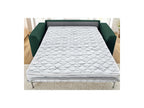 Straight Convertible Sofa with Express Opening - Augustin - Bouclé Fabric - 160X200