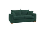 Straight Convertible Sofa with Express Opening - Augustin - Bouclé Fabric - 160X200