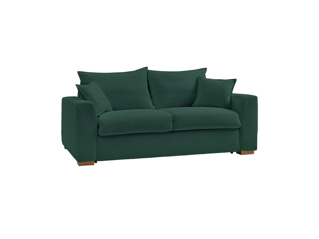 Convertible Straight Sofa Express Opening - Augustin - Bouclé Fabric - 140X200