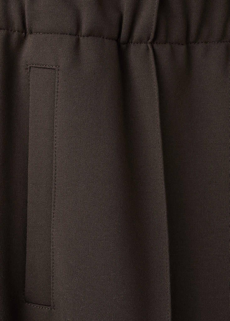 Pantalon Droit Rayure Contrastée