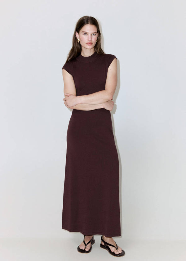 Robe Maille Col Montant