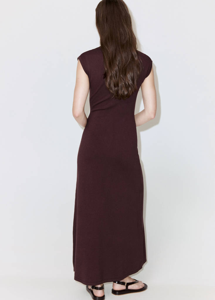 Robe Maille Col Montant